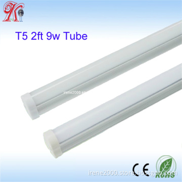 Super Brightness 2ft 600mm 9W T5 LED Tube CE, RoHS, UL, SAA Approved
